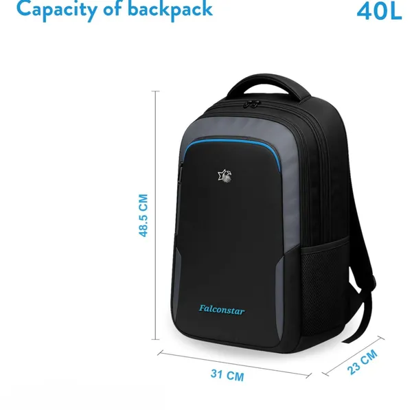 Black_&_Grey_Premium_Nylon_Laptop_Backpack_For_Men_&_Women