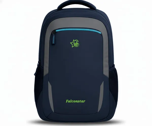 Navy_Blue_&_Grey_Premium_Nylon_Laptop_Backpack_For_Men_&_Women