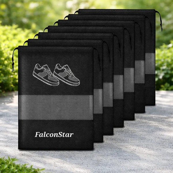 Black_Premium_Polyster_Shoe_Bag_For_Men_&_Women_(Pack_Of_3)