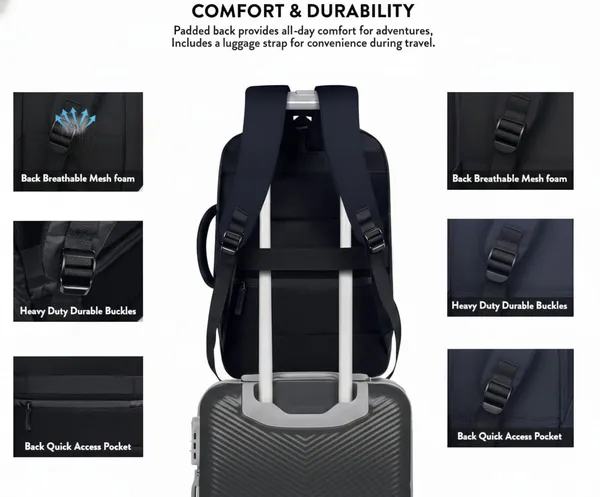 Navy_Blue_Premium_Nylon_40L_Travel_Laptop_Backpack_Bag_For_Men_&_Women