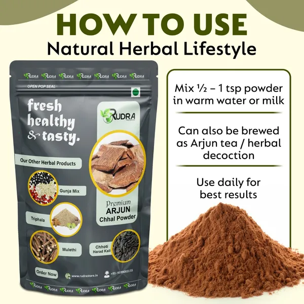 Arjun_Chhal_Powder_|Heart_Health,_Blood_Pressure_|_300_Gm_|_Light_Red