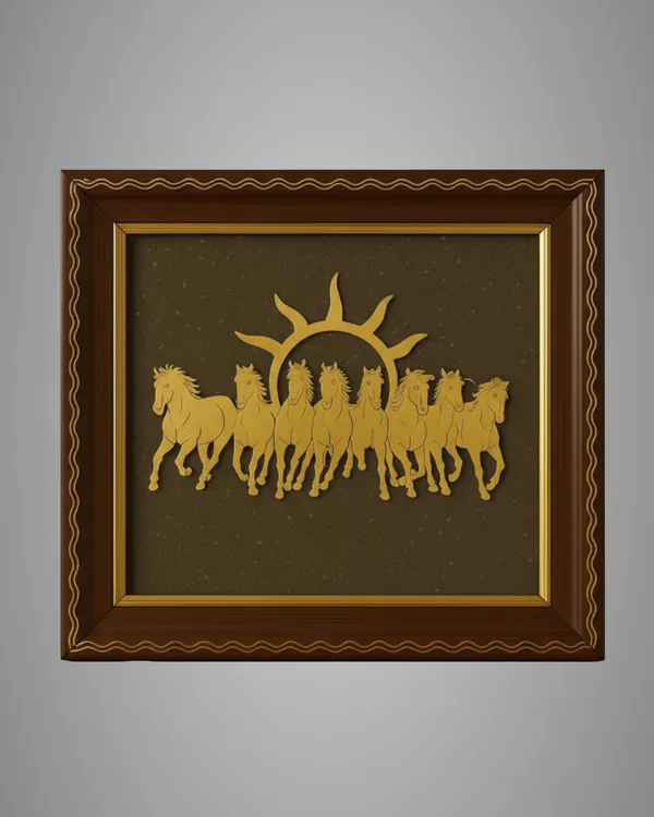 Golden_Seven_Horses_Frame