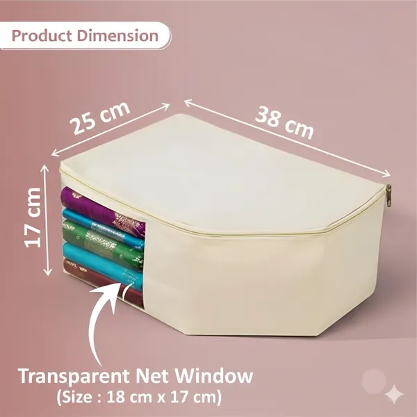 Pack_Of_8_Off_White_Premium_Cotton_Saree_And_Blouse_Cover_With_Zip_For_Home_Decor