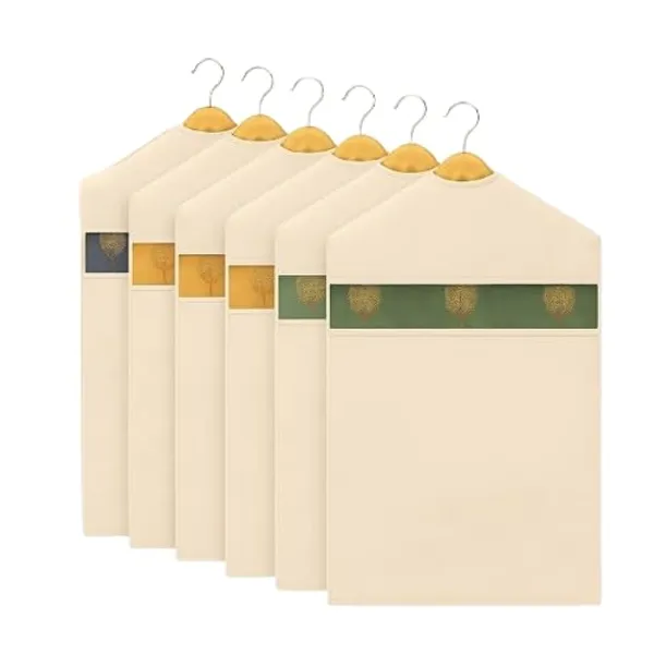 Pack_Of_6_Off_White_Premium_Cotton_Saree_Cover_With_Zip_For_Home_Decor