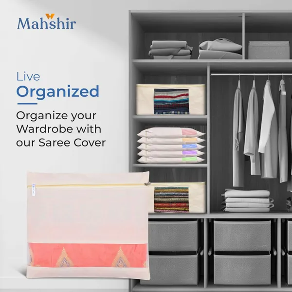 Pack_Of_16_Off_White_Premium_Cotton_Saree_Cover_With_Zip_For_Home_Decor