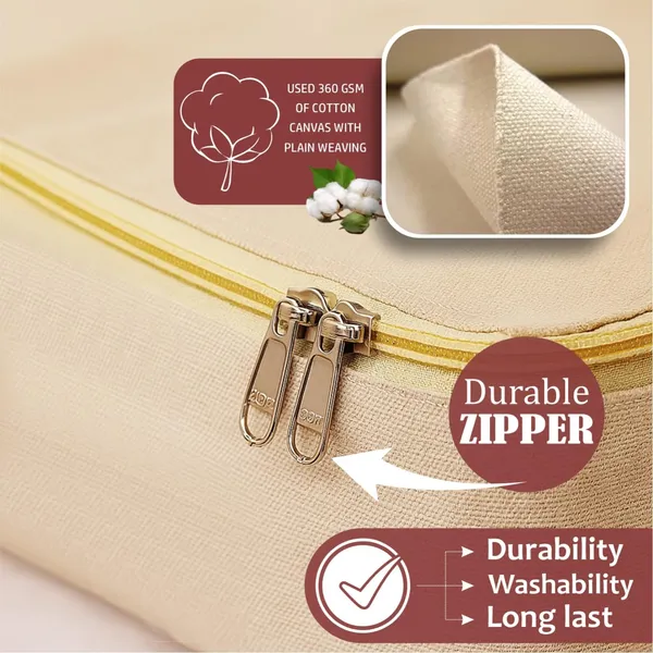 Pack_Of_3_Off_White_Premium_Cotton_Canvas_Saree_Cover_With_Zip_For_Home_Decor