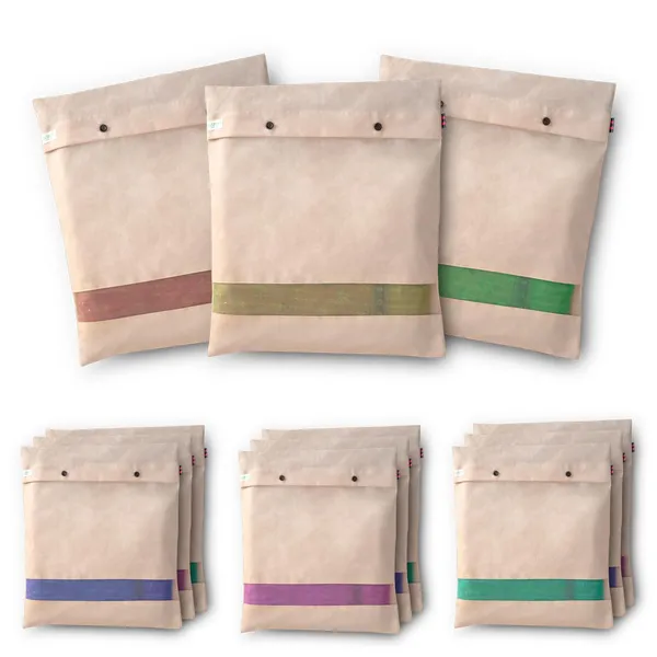 Pack_Of_12_Off_White_Premium_Cotton_Saree_Cover_With_Button_For_Home_Decor_