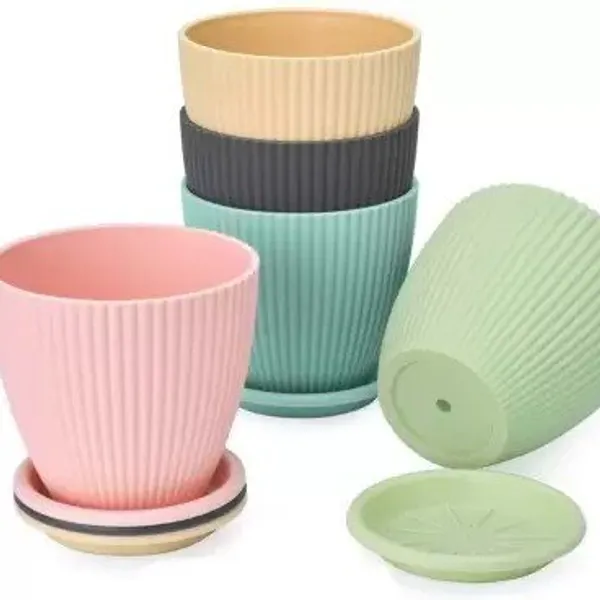 Gardening_Plastic_Pots_For_Home_Gardeningning_Flower_Pots_Plant_Container_Set_(Pack_Of_5_Set)