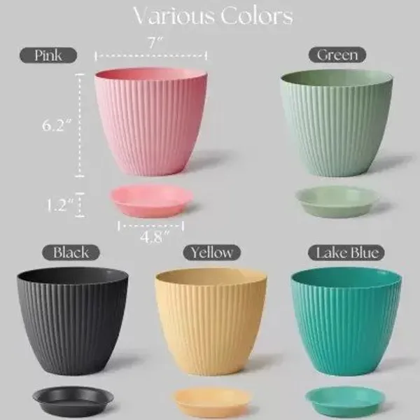 Gardening_Plastic_Pots_For_Home_Gardeningning_Flower_Pots_Plant_Container_Set_(Pack_Of_5_Set)