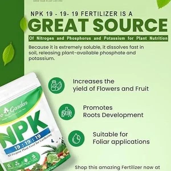 Npk_19_19_19_Water_Soluble_Fertilizer_(Pack_Of_1Kg)