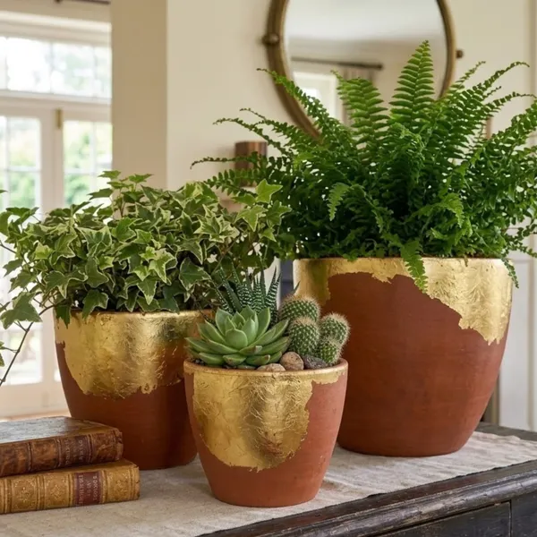 Pack_Of_3_Golden_Natural_Terracotta_Plant_Pot_Non_Breakable_|Lightweight_&_Weather_Resistant