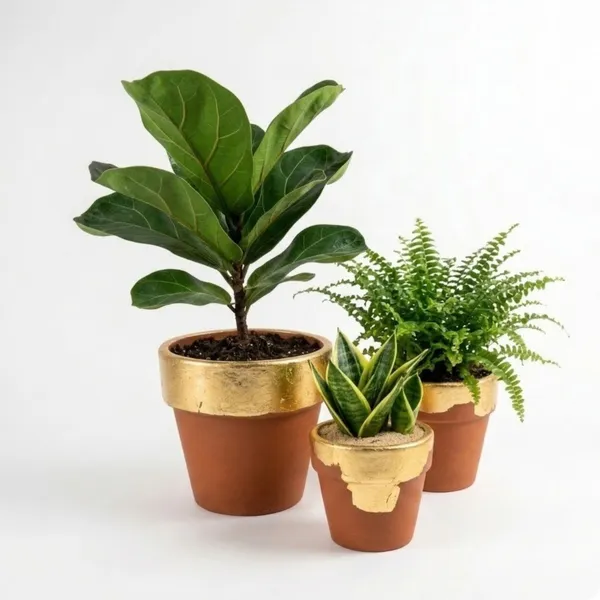 Pack_Of_3_Golden_Natural_Terracotta_Plant_Pot_Non_Breakable_|Lightweight_&_Weather_Resistant