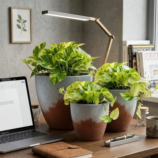 Pack_Of_3_Grey_Natural_Terracotta_Plant_Pot_Non_Breakable_|Lightweight_&_Weather_Resistant