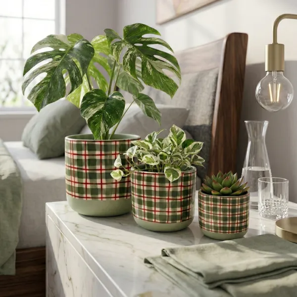 Pack_Of_3_Green_Natural_Terracotta_Plant_Pot_Non_Breakable_|Lightweight_&_Weather_Resistant