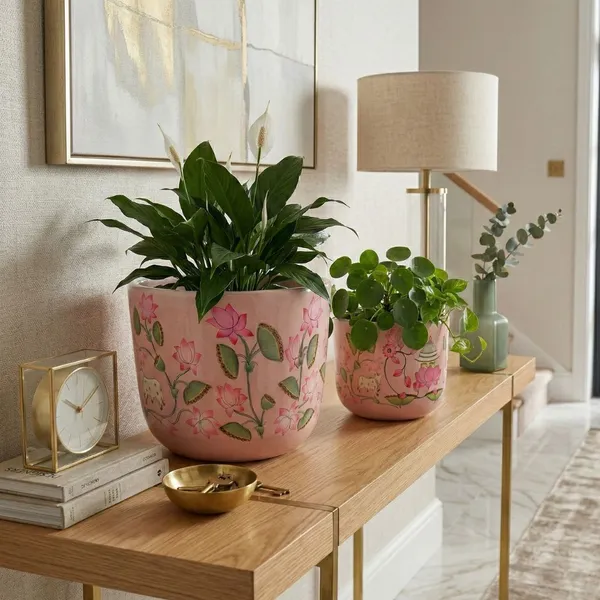 Pack_Of_2_Pink_Natural_Terracotta_Plant_Pot_Non_Breakable_|Lightweight_&_Weather_Resistant