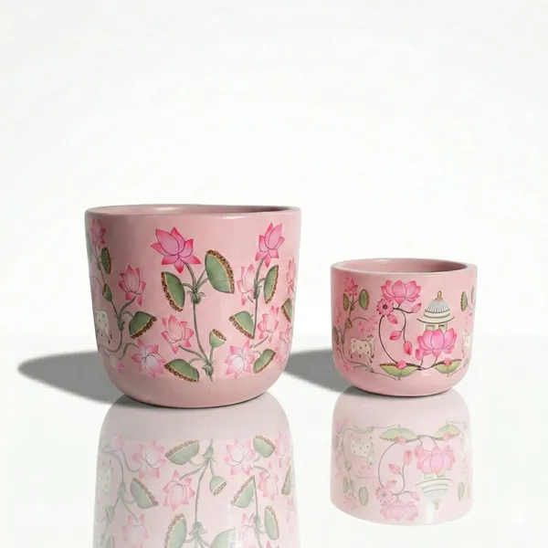 Pack_Of_2_Pink_Natural_Terracotta_Plant_Pot_Non_Breakable_|Lightweight_&_Weather_Resistant