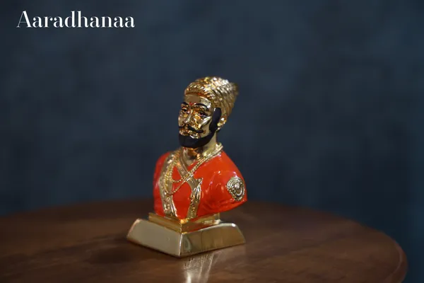 24k_Pure_Gold_Plated_Chatrapati_Shivaji_Maharaj_God_Idol
