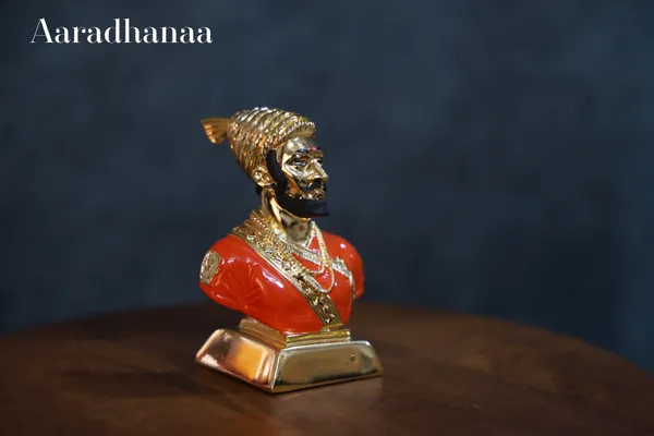 24k_Pure_Gold_Plated_Chatrapati_Shivaji_Maharaj_God_Idol