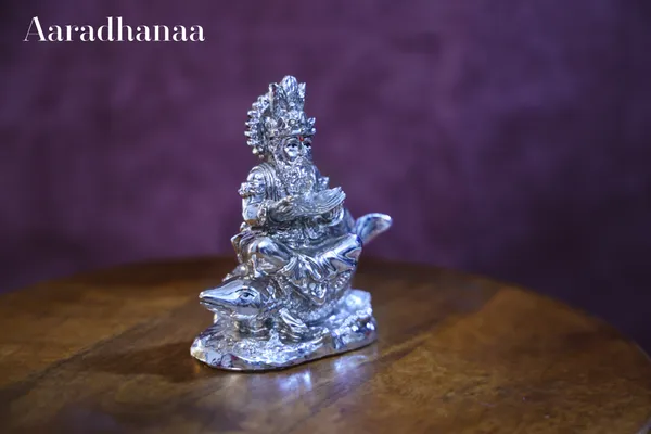 999_Pure_Silver_Plated_Jhulelal_An_Incarnation_Of_Lord_Varuna_God_Idol