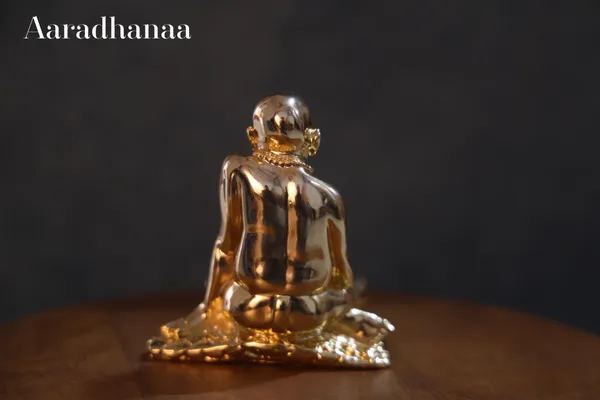 24k_Pure_Gold_Plated_Shree_Swami_Samarth_God_Idol