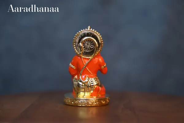 24k_Pure_Gold_Plated_Sinduri_Hanuman_Murti_God_Idol