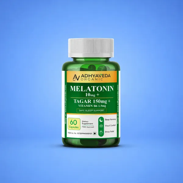 Organic_Melatonin_With_Tagar_&_Vitamin_B6_|_60_Veg_Capsules_|_Wellness_&_Sleep_Support_|_Non-Habit_Forming_&_Safe