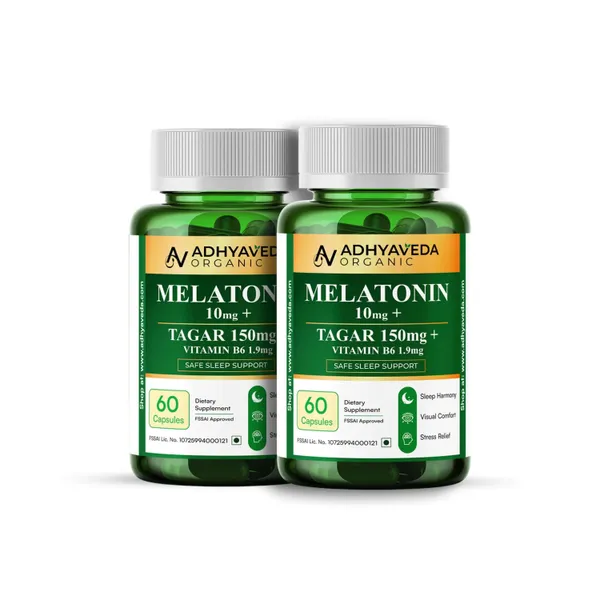Organic_Melatonin_With_Tagar_&_Vitamin_B6_|_120_Veg_Capsules_|_Wellness_&_Sleep_Support_|_Non-Habit_Forming_&_Safe