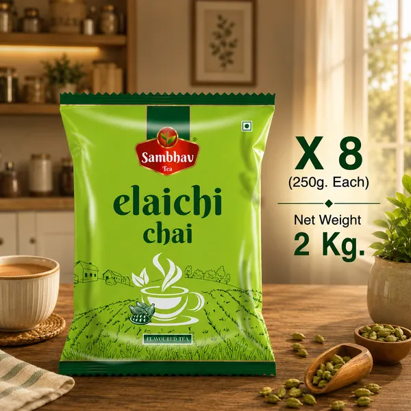 Sambhav_Elaichi_Chai_Pouch_(Cardamom_Tea)_(8X250_Grams)