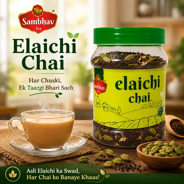 Sambhav_Elaichi_Chai_Jar_Pack_(Cardamom_Tea)_(10X100_Grams)