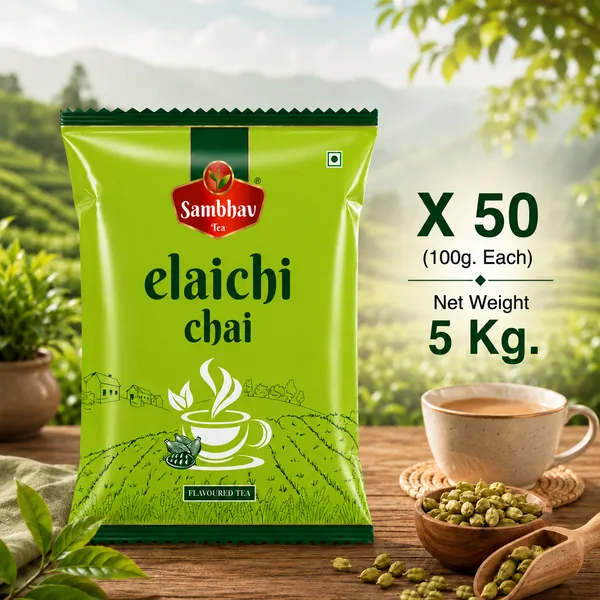 Sambhav_Elaichi_Chai_(Cardamom_Tea_Pouch)_(50X100_Grams)