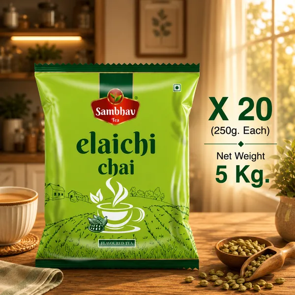 Sambhav_Elaichi_Chai_Pouch_(Cardamom_Tea)_(20X250_Grams)