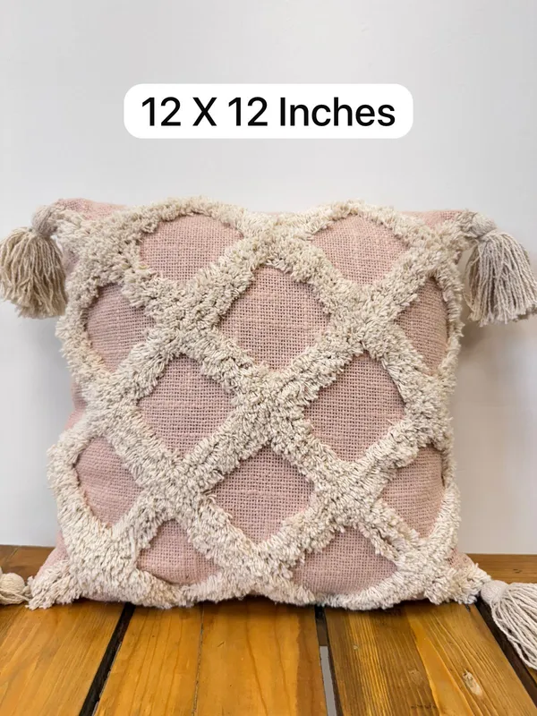 Pink_And_Off_White_Slub_Cotton_Base_Tufted_Cushion_Cover_For_Sofa_Bed
