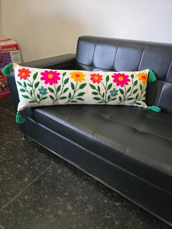 Multicolor_Slub_Cotton_Base_Lumbar_Cover_12_X_36_For_Sofa_And_Bed