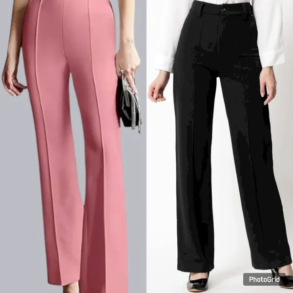 Black_and_Pink_Valentino_Reguler_Fit_Trouser_For_Women