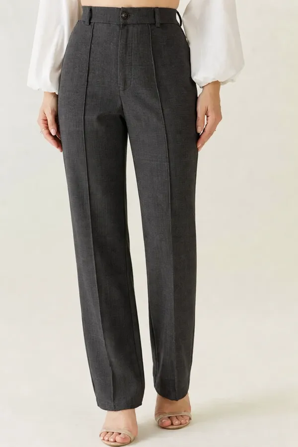 Dark_Grey_Valentino_Reguler_Fit_Trouser_For_Women