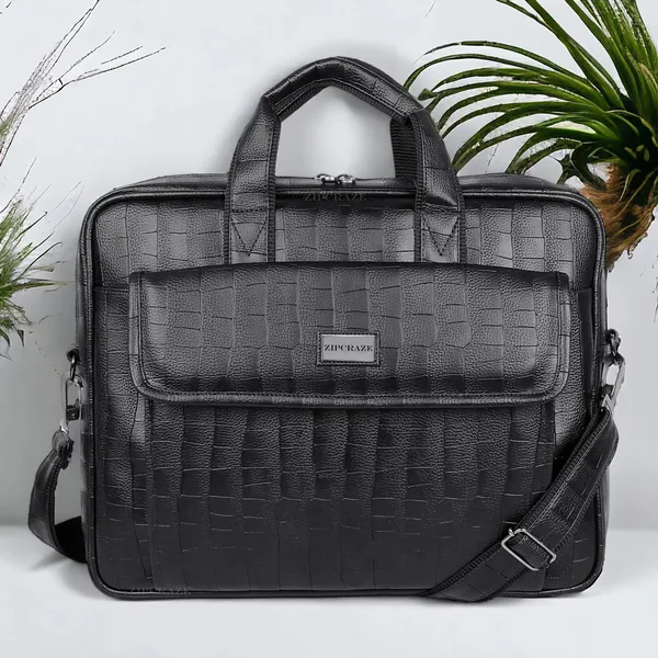 ZipCraze_Men_&_Women_Black_Messenger_Bag