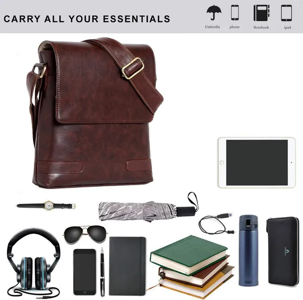 Brown_Synthetic_Leather_Solid_Zipper_Sling_Bag_For_Men_&_Women