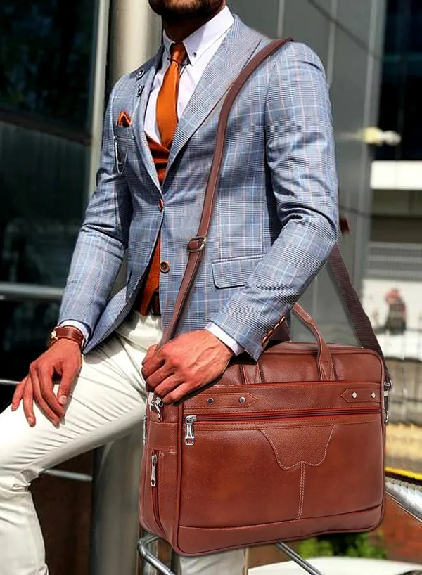 ZipCraze_Men_&_Women_Tan_Messenger_Bag