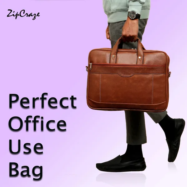 ZipCraze_Men_Tan_Messenger_Bag