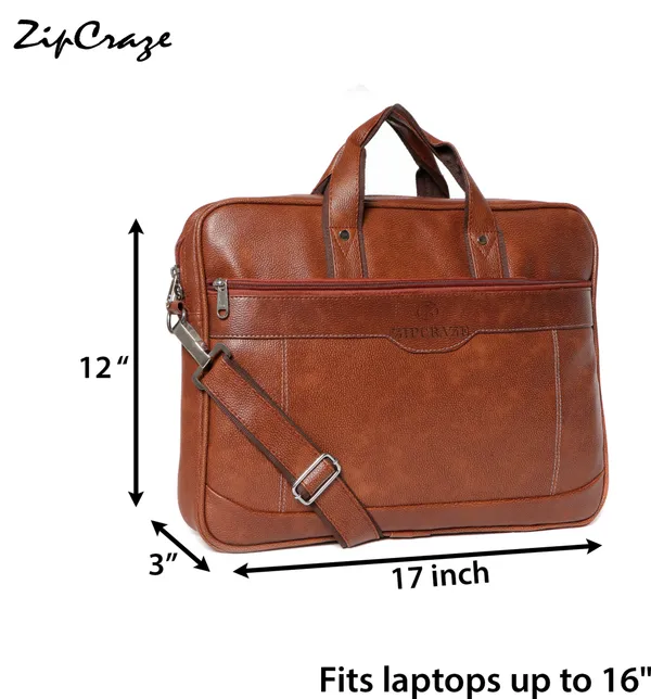 ZipCraze_Men_Tan_Messenger_Bag