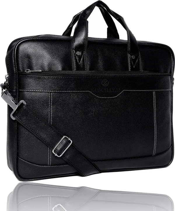 ZipCraze_Black_Shoulder_Bag_Leather_Messenger_Sling_Bag_for_Men_|_Office_Laptop_Shoulder_Bag