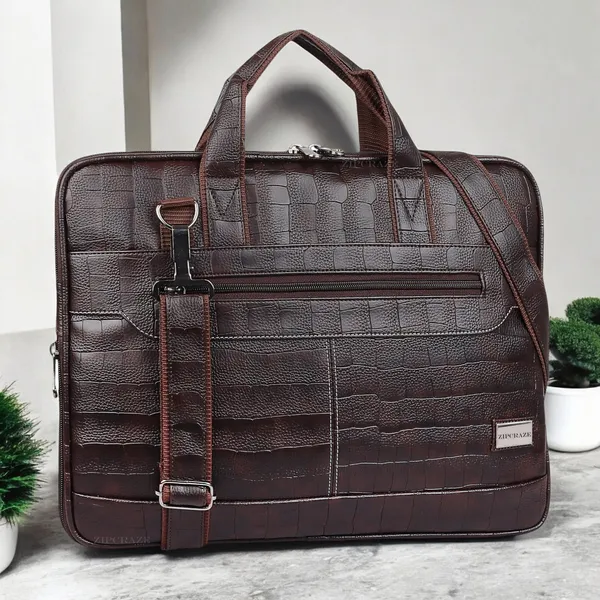 ZipCraze_Men_&_Women_Brown_Messenger_Bag