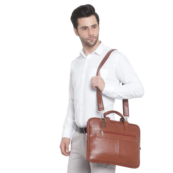 ZipCraze_Men_Tan_Messenger_Bag