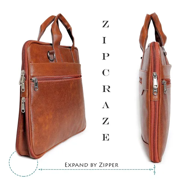 ZipCraze_Men_Tan_Messenger_Bag