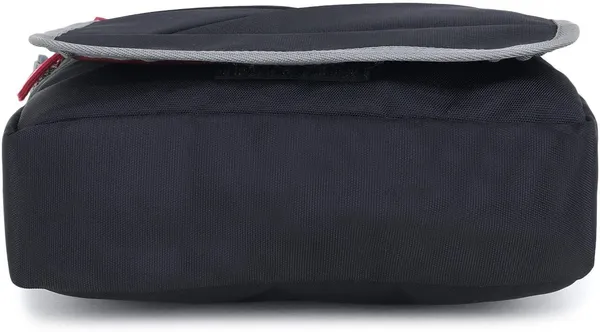 Black_&_Grey_Polyester_Solid_Zipper_Sling_Bag_For_Men_&_Women