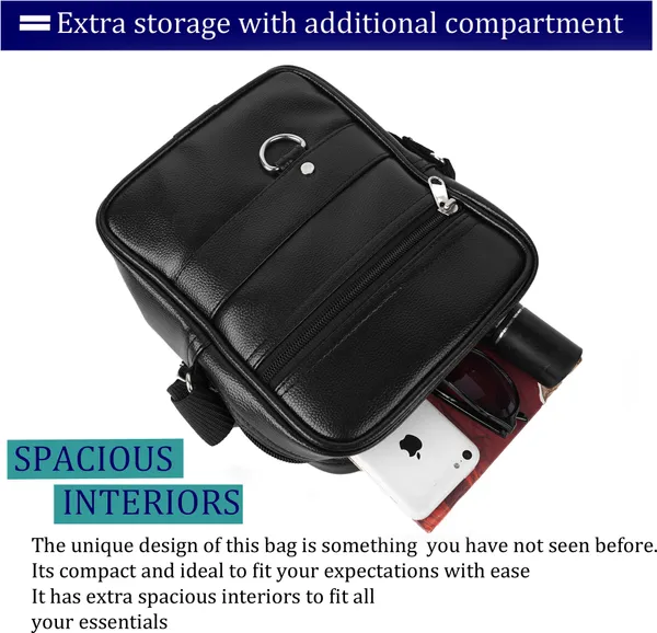 Black_Synthetic_Leather_Solid_Zipper_Sling_Bag_For_Men