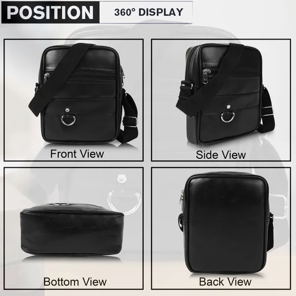 Black_Leatherette_Solid_Zipper_Sling_Bag_For_Men