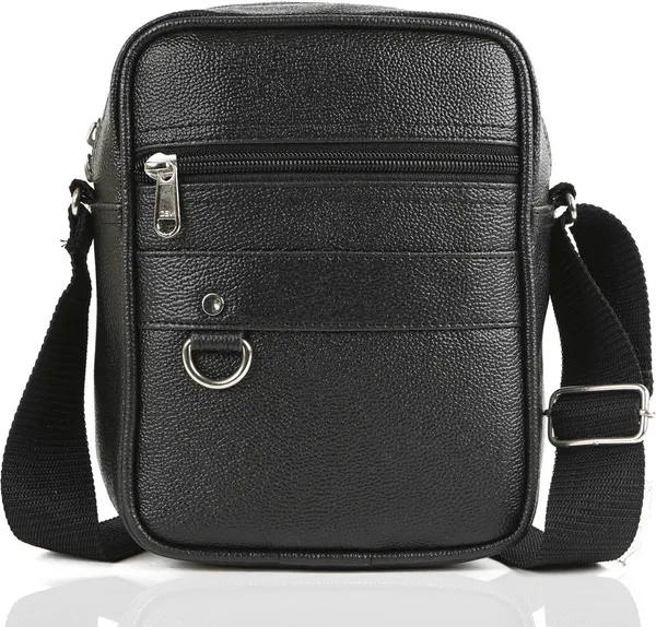 ZipCraze_Black_Sling_Bag_Casual_Travel_Office_Shoulder_Crossbody_Side_Slingbag_For_Unisex