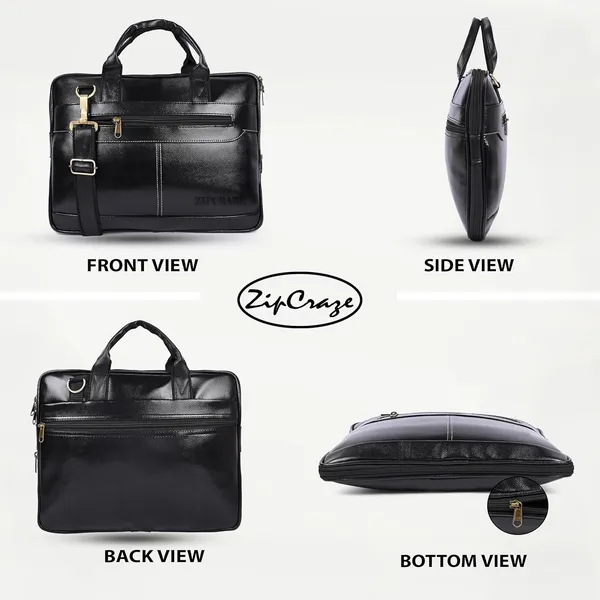 Black_Synthetic_Leather_Solid_Zipper_Messenger_Bag_For_Men_And_Women