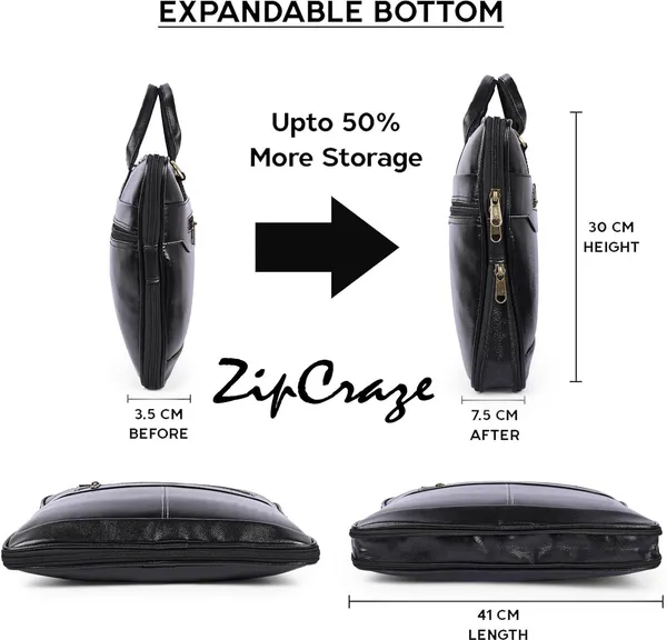 Black_Synthetic_Leather_Solid_Zipper_Messenger_Bag_For_Men_And_Women